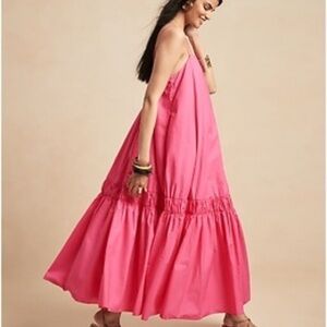BANANA REPUBLIC-POPLIN  MAXI DRESS